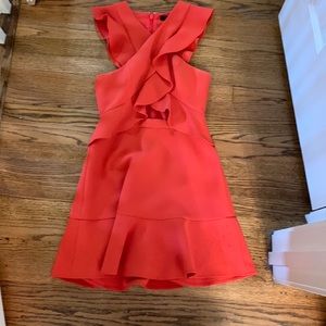 Bcbgmaxazria size 04 red dress